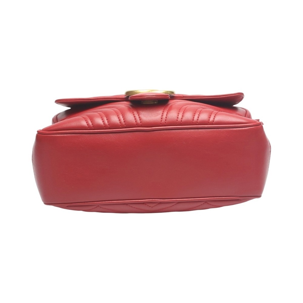 GUCCI Authentic Red GG Marmont Fanny Pack - Picture 6 of 16